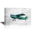 thumbnail image 1 of wall26 Canvas Wall Art - Old Airplane on White Background - Gallery Wrap Modern Home Decor | Ready to Hang - 32x48 inches, 1 of 3