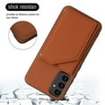 thumbnail image 5 of for Samsung Galaxy S23 Case with Card Holder,Wallet Case for Women Men with RFID Blocking, Durable Kickstand Shockproof Leather Magnetic Closure Phone Case for Samsung Galaxy S23,Brown, 5 of 8