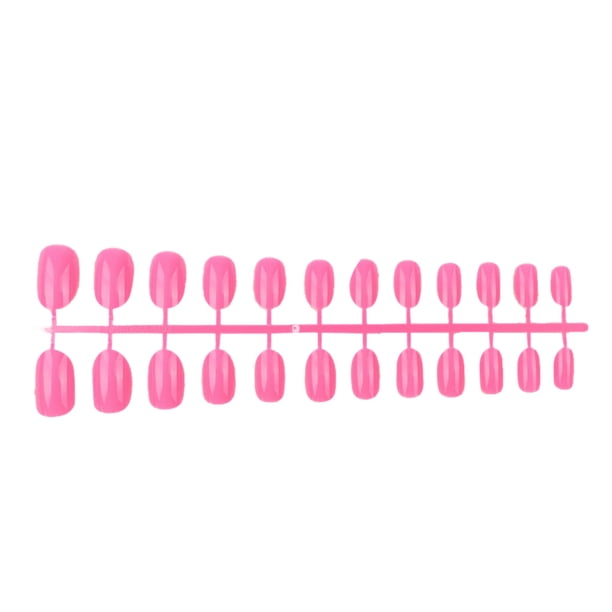 Qarigey 24 piezas de uñas postizas de ataúd sólidas usables ordenadas DIY Artificial exquisita novela personalidad uñas acrílicas para amantes de la Juegos de manicura Tipo14 Qarigey CE011417-14