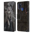 thumbnail image 1 of Head Case Designs Officially Licensed Nene Thomas Gothic Skull Queen Of Havoc Dragon Leather Book Wallet Case Cover Compatible with Samsung Galaxy A21s (2020), 1 of 6
