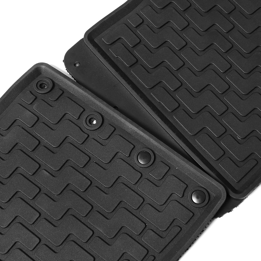 Ikon Motorsports Compatible with 12-16 Honda CR-V CRV Latex All Weather Floor Mat Carpet Black