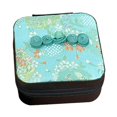 thumbnail image 2 of Caja de joyería con bordado Hinese, organizador de collares y pendientes para mujer, caja de almacenamiento de joyería de decoración novedosa para , Azul, 2 of 9