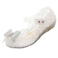 thumbnail image 3 of eczipvz Jelly Shoes for Girls Girls Slip On Shoes ,Closed Toe Princess Summer Dress Shoes Fisherman Gladiator Water Beach Flat Sandals(White,9), 3 of 8