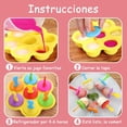 thumbnail image 4 of Moldes para Paletas de Hielo de Silicona, Molde Paletas Bebe 6 Cavidades, Libre de BPA, Moldes para Paleta de Hielo Reutilizables para Bebés y Niños, Perfecto para hacer paleta de jugo (Azul), 4 of 4