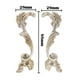 thumbnail image 5 of Tirador de cajón o armario con diseño floral en plata antigua, 64 mm, 5 of 9