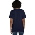 thumbnail image 4 of Hanes Pocket T-Shirt Unisex Garment Dyed Cotton Short Sleeve Tee Crewneck Ringspun Cotton, 4 of 4