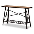 thumbnail image 1 of Baxton Studio Console Bois et Métal Allaire en Bronze Foncé, 1 of 8