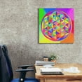 thumbnail image 3 of Epic Graffiti 'Sacred Geo Flower of Life' by Howie Green, Canvas Wall Art, 26"x26", 3 of 8