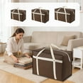 thumbnail image 1 of SSZMDLB under $5 3Pcs Moving Bag, Rivets-Reinforced Luggage Storage Bag, Quilt Moving Packing Bag, Large Capacity Duffel Bag, for Travel, Storage, Relocation, Sports Gear, Seasonal Items, 1 of 9