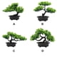 thumbnail image 5 of Bearachild Faux Tree Artificial Plant Green Pot Garden Decor DIY Prop Oficina Hotel Sala de estar Pasillo Decorativo Calcomanía para el hogar Decoración tipo 4 Bearachild HA083962-04, 5 of 6