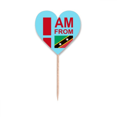 thumbnail image 1 of I Am From  Kitts Nevis Toothpick Flags Heart Lable Cupcake Picks, 1 of 3