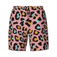 thumbnail image 4 of Lsque Mens Swim Trunks Leopard Pattern - Bathing Suit Compression Liner - Beach Swim Shorts Swimwear - (S-3XL) - Stretch Quick Dry -X-Large, 4 of 9