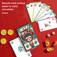 thumbnail image 2 of 1 Set Mahjong Playing Card with Dice Chinese Traditional Opera Print Waterproof Portable Mini Paper Mah Jongg Poker Card Travel Family Card Game, 2 of 7
