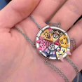 thumbnail image 4 of Set of 6pcs Best Friend Necklaces Clavicle Chain with Magnetic Animal Pendants, 4 of 5