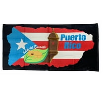 Puerto Rico Beach Towel Garita Coqui
