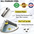 thumbnail image 4 of Space Saving Under Cabinets Jar Opener Nonrust Steel Tool For Elderly Easy Handed Bottles Caps Removal, 4 of 8