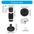 thumbnail image 3 of 13Pcs Drum Cymbals Felt Pads Nonslip Felt Set Include Wing Nut & Washers & Plastic Cymbals Sleeves for Drum Set Enduring, 3 of 8