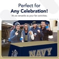 thumbnail image 5 of Navy Midshipmen 6' Mascot Table Throw, 5 of 5