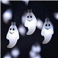 thumbnail image 2 of String Lights,20LED Halloween Lantern Decoration 2.2 Meters Milky Ghost Shape, 2 of 6