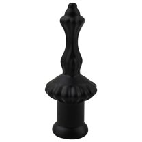 Urbanest Markington Lamp Finial, 2" Tall, Matte Black, Single