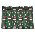 thumbnail image 7 of Yayeee Kitchen Curtains Tier Pair Light Filtering 27"x24" Rod Pocket Short Cafe Window Panel, Christmas Hats, 7 of 7