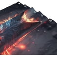 thumbnail image 3 of FREEAMG Red Eyes Wolf Shower Curtain - 72x72 Inch Waterproof Fabric Shower Curtains with 12 Hooks - Modern Home Bathroom Hotel Spa Decorations, 3 of 5
