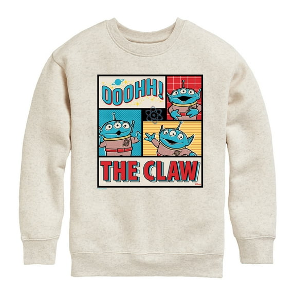 Toy Story 4 - Ohh The Claw - Toddler & Youth Crewneck Fleece Sweatshirt