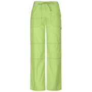 Simply Basic Lime Sorbet Solid Petite Scrub Pant