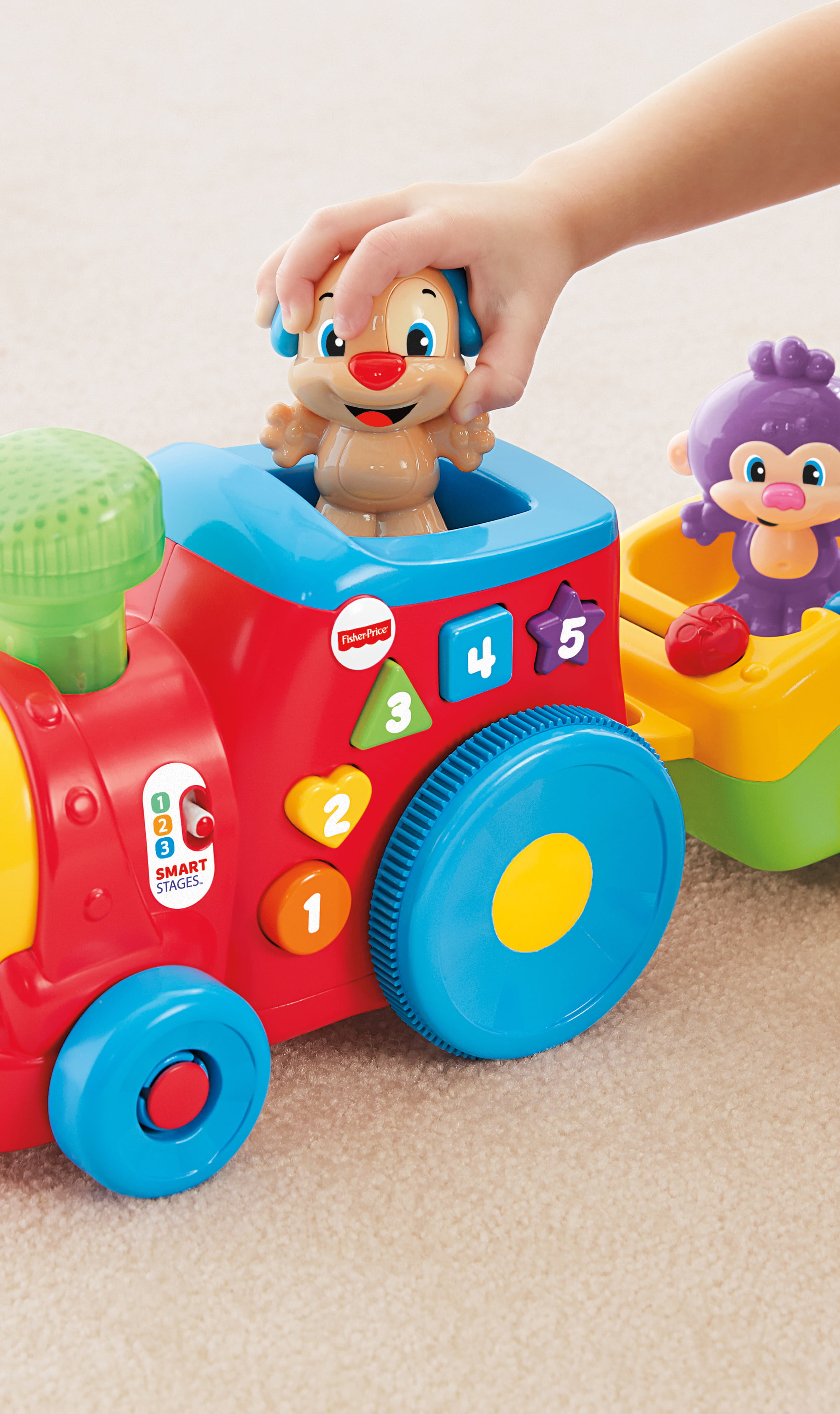Fisher Price Laugh and Learn Smart Stages Train Wagon Interactive Baby Toy 2014 