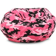 Classic Twill Bean Bag, Pink Camouflage