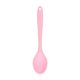 thumbnail image 1 of XmhyTop 2 cucharas pequeñas de silicona, cuchara de té de silicona para cocinar, hornear y revolver en la cocina, color rosa, 1 of 4