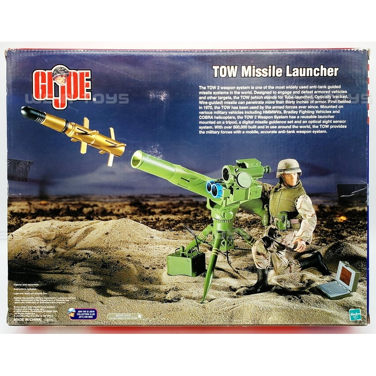 Gi Joe Tow Missile Launcher Accessory Hasbro 2002 #53174 New