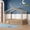 Natural, variant on Twin Size Wood Bed,House Bed with Roof and Fence Guardrails,Wood Playhouse Tent Bed Frame,Montessori Bed Platform Bed with Wood Slats Support for Teens Girls Boys,Bedroom,Gray