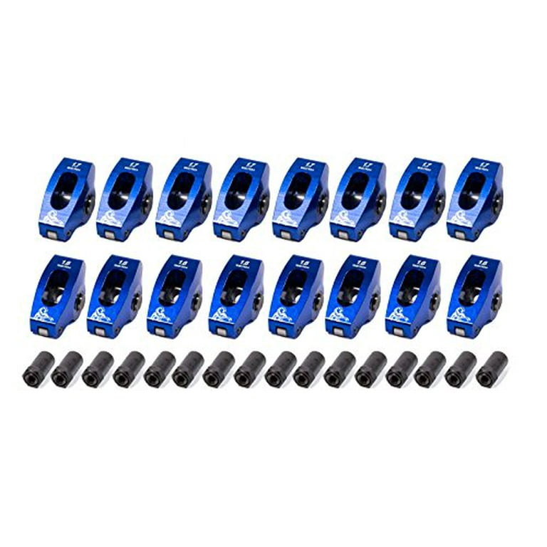 Scorpion Racing SBC Roller Rocker Arms 1.7/1.6 Ratio 7/16 Stud Scorpion Racing SBC Roller Rocker Arms 1.7/1.6 Ratio 7/16 Stud