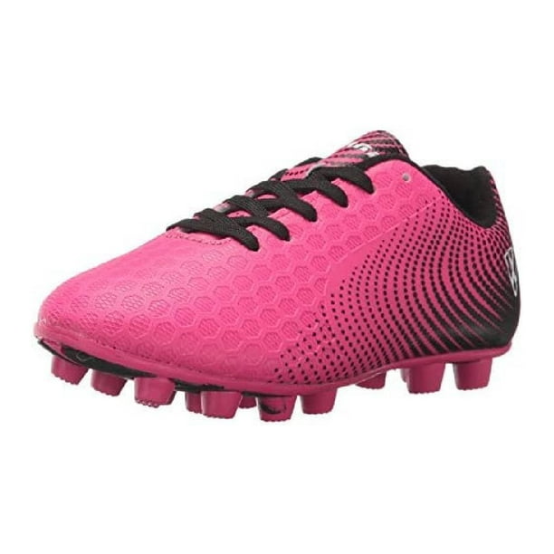 Zapatos de fútbol Vizari Stealth FG Firm Ground Little Kid Rosa/Negro