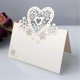thumbnail image 5 of 50Pieces Heart Shape Table Setting Number Cards Wedding Table Name Cards For Table Setting Wedding Christmas Banquets White, 5 of 5