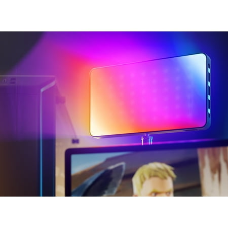 Vivitar Portable LED Light Panel for Videos or Photography, 12 Lighting Effects, 126 LEDs, Full Color & White Light
