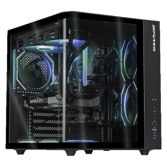 PC Gamer DXT GAMING NVIDIA GeForce RTX 5060 Ti 16GB AMD Ryzen 7 8700F 16GB DDR5 SSD 1TB Sistema Liquido WIFI Black gaming 1080p, estudios y multitarea