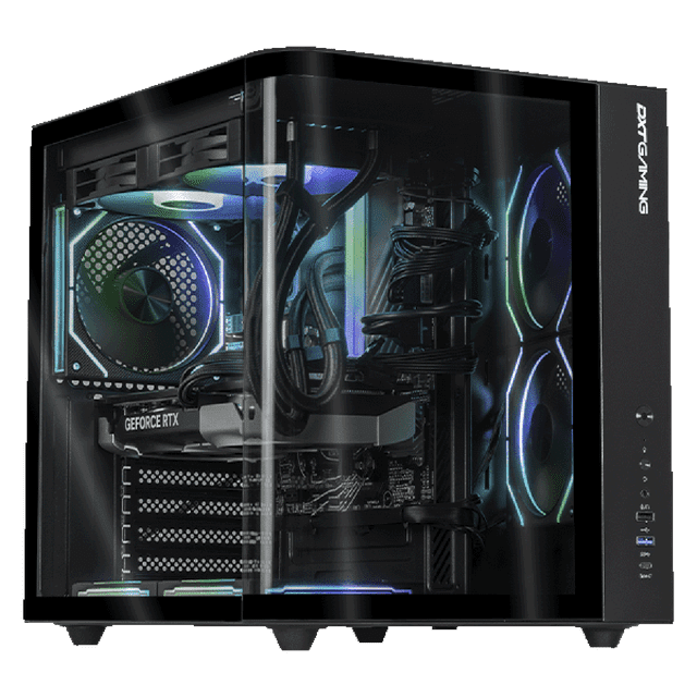 PC Gamer IA DXT GAMING NVIDIA GeForce RTX 5060 Ti 16GB AMD Ryzen 7 8700F 32GB DDR5 SSD 1TB Sistema Liquido WIFI Black Productividad Versátil Acelerada con IA