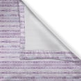 thumbnail image 6 of Ambesonne Watercolor Grommet Curtain, Triangles, 50" x 63", Violet Lilac White, 6 of 6