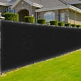 thumbnail image 2 of Yescom 25x4 ft Mesh Privacy Fence Windscreen 180 gsm HDPE Slat Sunshade Cover, 2 of 8