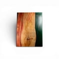 thumbnail image 3 of Handcrafted Box Elder Wood with Dark Green Epoxy Charcuterie Board - Serving Platter, 3 of 4