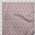thumbnail image 3 of oneOone Cotton Jersey Light Gray Fabric Floral Block Sewing Craft Project Fabric Printed By Yard 58 Inches Wide, 3 of 4