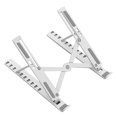 thumbnail image 2 of Soporte para computadora portátil 25 kg Soporte para computadora portátil plegable de enfriamiento Soporte ajustable para computadora portátil, Blanco Inevent EL001408-01B, 2 of 7