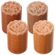 thumbnail image 1 of 4pcs Wood Cake Pattern Stamper Dessert Baking Stamp Traditional Mooncake Decor, 1 of 4