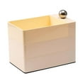 thumbnail image 1 of Joyero giratorio de 3 capas Organizador de joyas de joyería Case de la bandeja de la bandeja del anillo del anillo del anillo de pulsera para botones lechoso, 1 of 10
