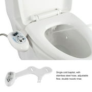 Dioche Dual Nozzle Cold Water Spray Non-Electric Adjustable Mechanical Bidet Toilet Seat Attachment,Bidet Sprayer,Spray Bidet