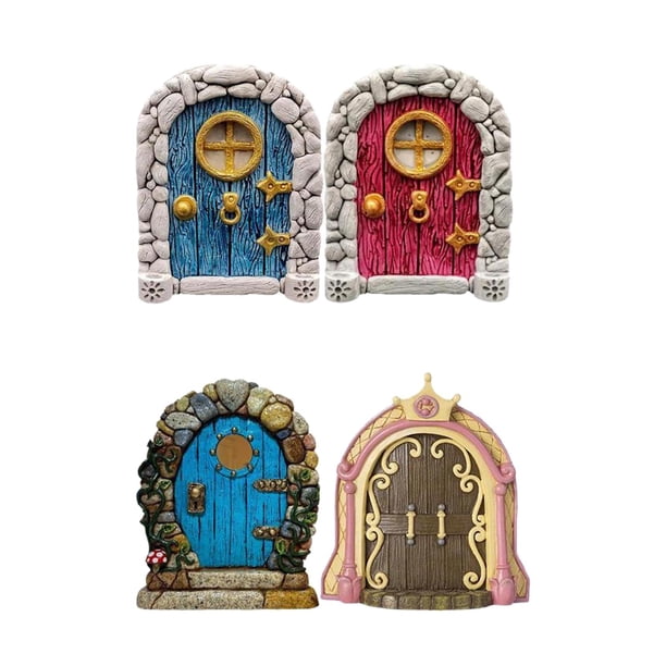 Puerta De Madera Para Casa De Muñecas Escala 1:12 – Mini Puerta Con Marco, Ideal Para Decoración De Interiores Y Muebles En Miniatura