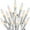 White Wire-Clear, variant on Minetom Clear Christmas Lights Set 100 Count 25 Feet Incandescent Bulb Mini String Lights for Indoor Christmas Tree Garland Birthday Wedding Party Festival Decoration, White Wire