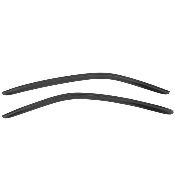 Ikon Motorsports Window Visors Compatible with 2010-2024 Chevy Camaro Coupe Acrylic Side Vent Deflector Rain Guard 2Pc Set Outside Mount